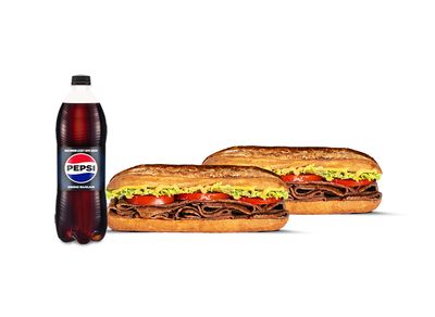 2’li Baget Et Döner Menü