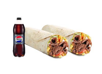 2'li Et Döner Dürüm Menü