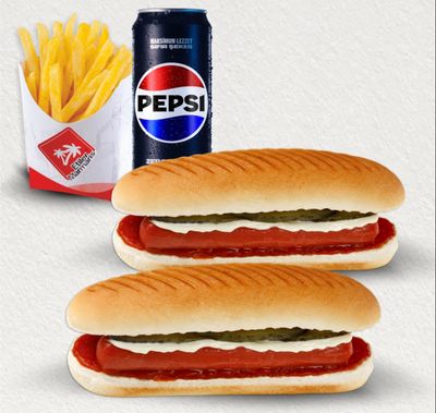 2'li Sosisli Sandviç Menü