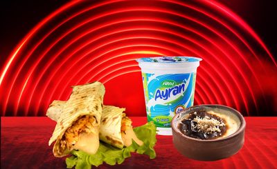 Kaşarlı Tavuk Döner Dürüm Menü 2