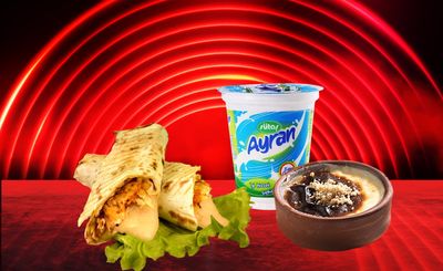 Soslu Tavuk Döner Dürüm & Tatlı Menü