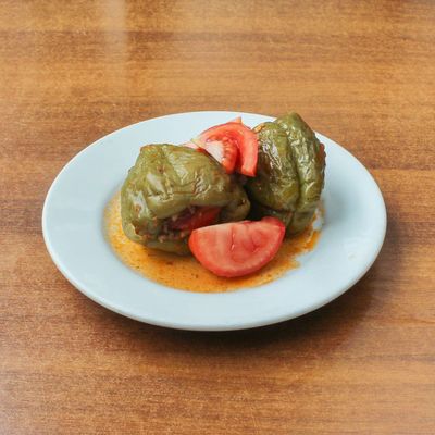Acılı Zeytinyağlı Kuru Biber Dolması (Etsiz)