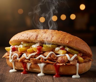 Yarım Ekmek Arası Tavuk Döner