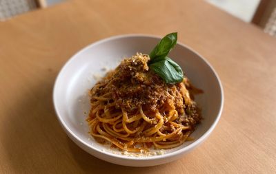 Glütensiz Penne Bolognese