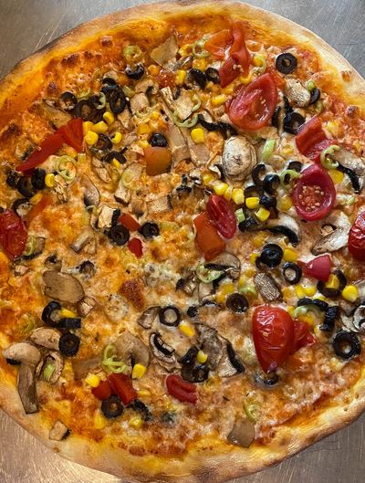 Sebze Karışık Pizza (Büyük Boy)