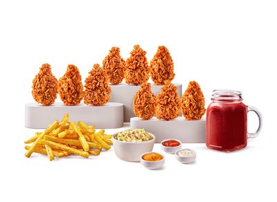 Spicy Wings 9'lu Menü
