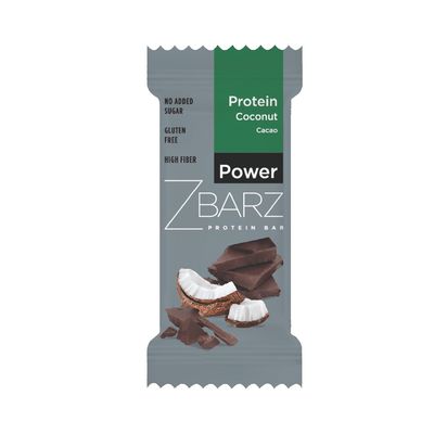 Zbarz Power Coconut Cacao Fruit Bar