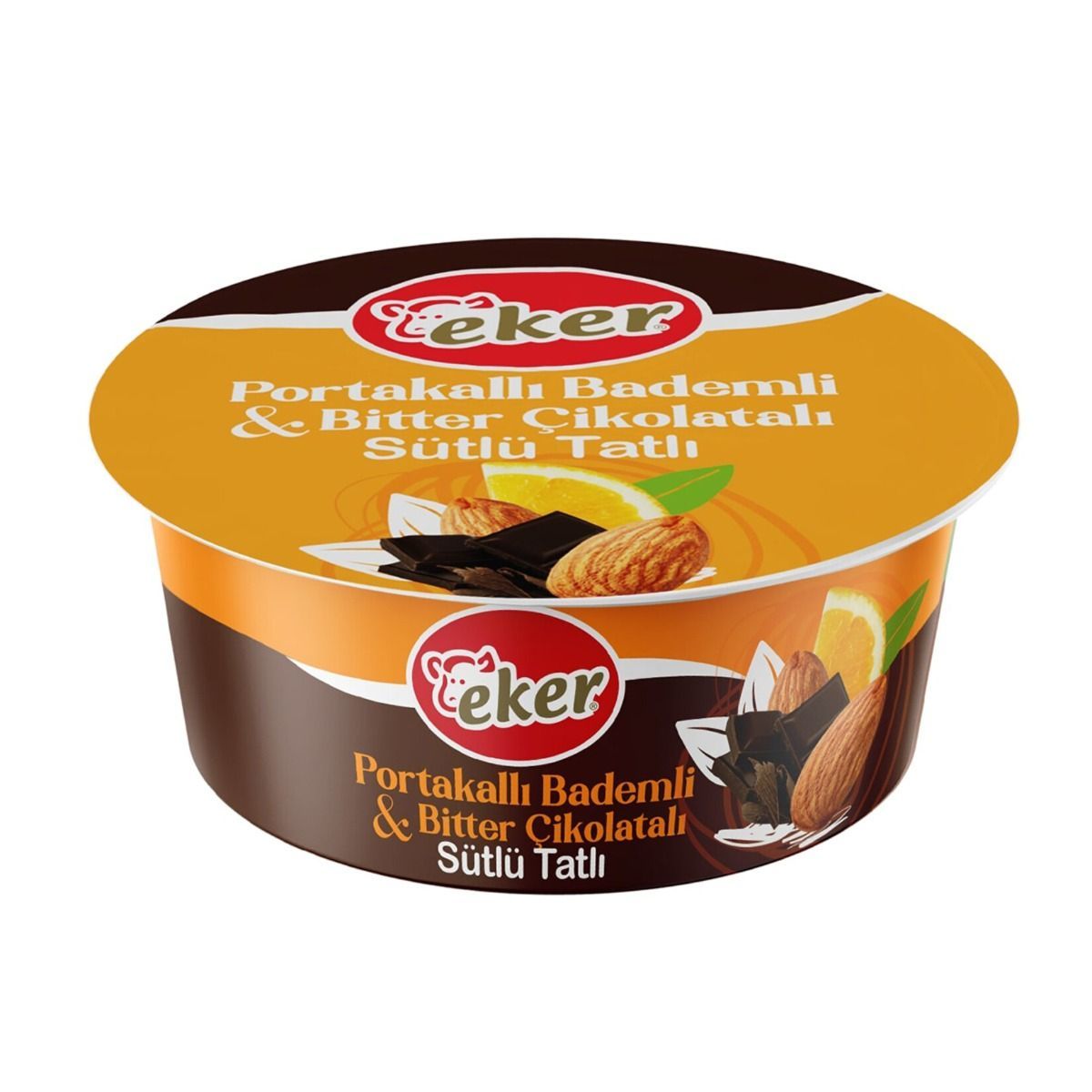 Portakallı Bademli Bitter Çikolata (125 gr.)