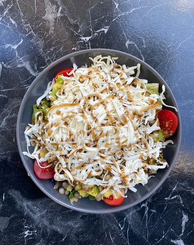 Keçi Peynirli Mercimekli Salata