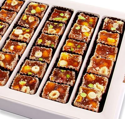 Portakallı Fındıklı Fıstıklı Lokum (300 gr.)