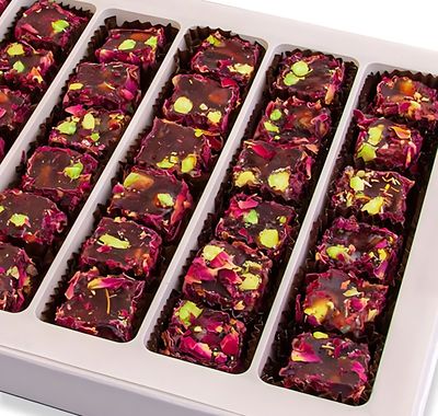 Gül Yapraklı Narlı Fıstıklı Lokum (300 gr.)