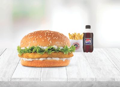 Mega Chicken Burger Menü