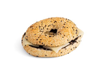 Kaşarlı & Zeytin Ezmeli Simit Sandviç
