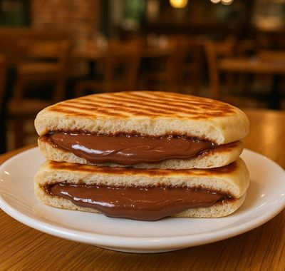 Nutellalı Bazlama Tost