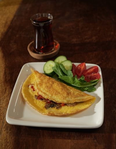 Sebzeli Omlet