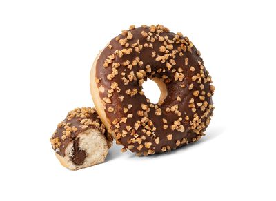 Kakao Fındık Dolgulu Donut