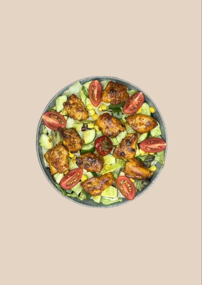Acı Izgara Tavuk Salata