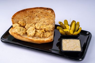 Yarım Ekmek Arası Midye Tava