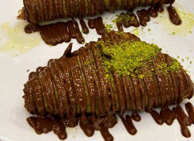 Çikolatalı Fıstıklı Katmer (Tek Kişilik)