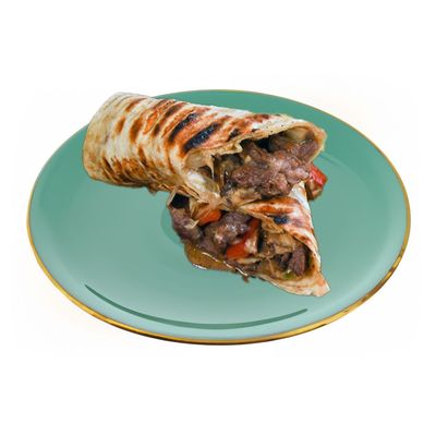 Dana Etli & Kaşarlı & Acı Soslu Taco Dürüm
