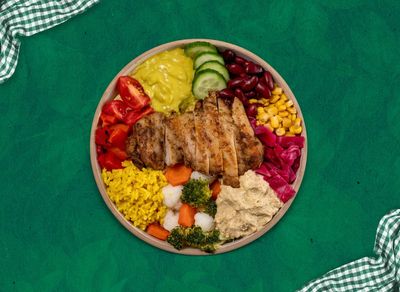 Humuslu Tavuk Pirzola Bowl