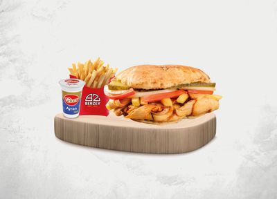 Tombik Ekmek Arası Tavuk Döner (50 gr.) Menü