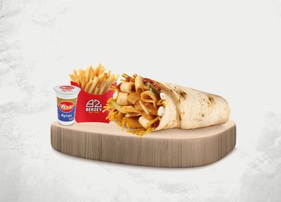 Hatay Soslu Tavuk Dürüm (100 gr.) Menü