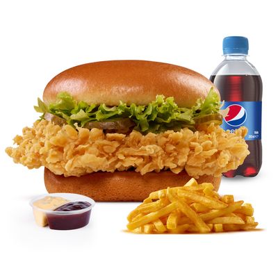 Classic Chicken Burger Menü