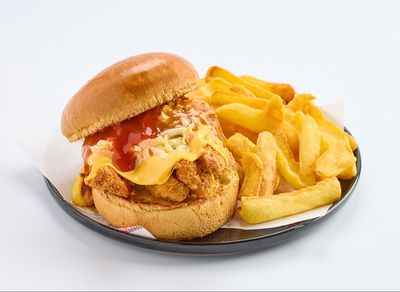 Acılı Tavuk Burger