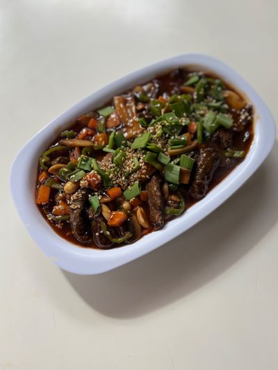 Acılı Mantarlı Dana Eti (300 gr.)