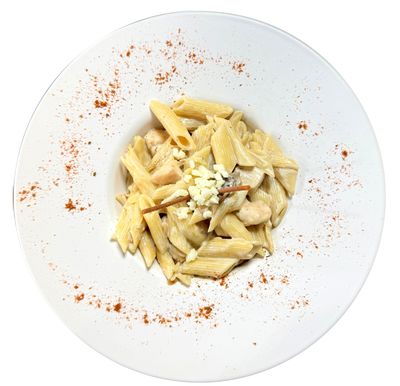 Kremalı & Mantarlı & Tavuklu Penne