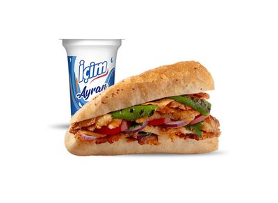 Yarım Ekmek Tavuk Menü