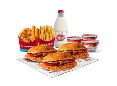 3 Kişilik Kampanyalı Menü