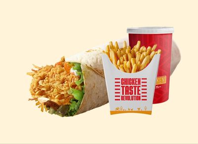 Sarımsaklı Tornado Dürüm Menü