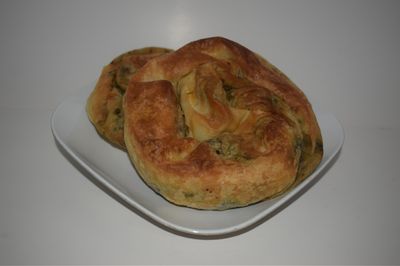 Ispanaklı Gül Böreği