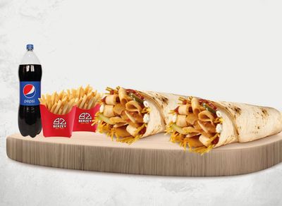 2'ili Arkadaş Tavuk Dürüm Menü