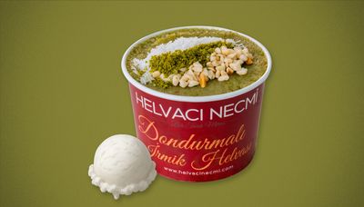 Dondurmalı Antep Fıstıklı İrmik Helvası (Büyük)