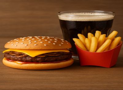 Rabasso Cheeseburger Menü