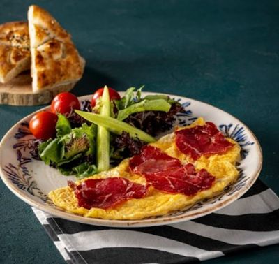 Pastırmalı Omlet