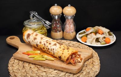 Hatay Usulü Soslu Tavuk Döner Dürüm (100 gr.)