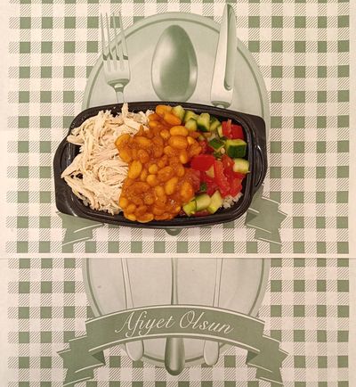 Pilav Üstü Tavuk Kuru Fasulye & Salata