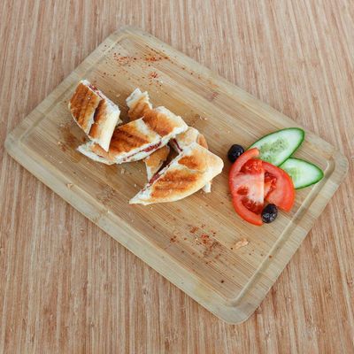 Çift Kaşarlı & Karışık HamburgerTost