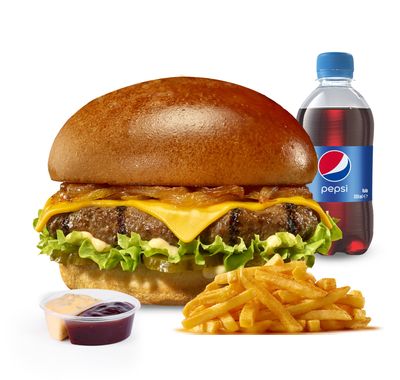 Cheese Burger Menü