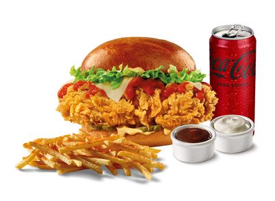 Cajun Ranchy Burger Menü