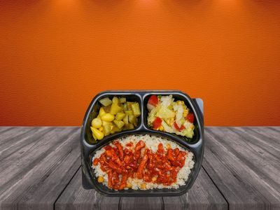 Pilav Üstü Barbekü Soslu Tavuk
