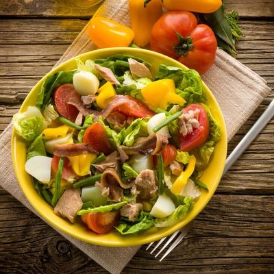 Kılçıksız Hamsili Mevsim Salata