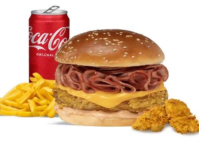 Smoked Burger + 2'li Chicken Tenders