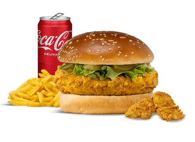 Golden Burger + 2'li Chicken Tenders Menü