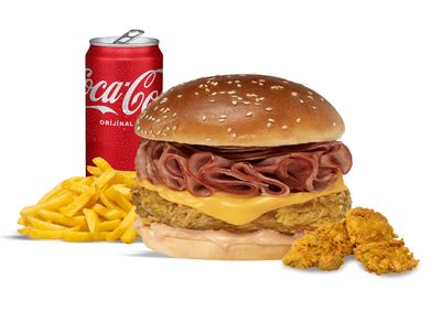 Smoked Burger + 2'li Chicken Tenders Menü