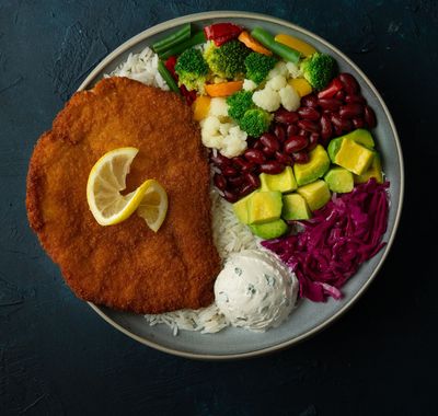 Chicken Schnitzel / Tavuk Schnitzel Bowl